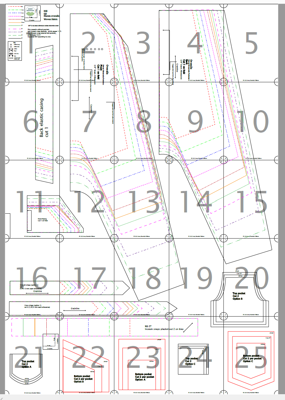 sunny mountain page layout